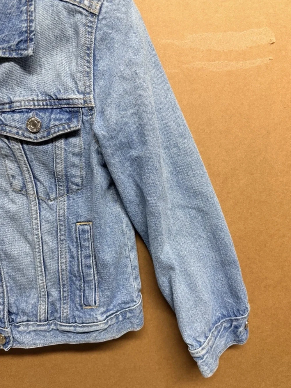 GAP Kids Washed Blue Denim Jacket